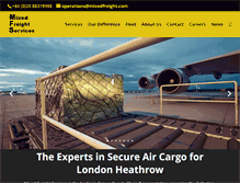 Tablet Screenshot of mixedfreight.com